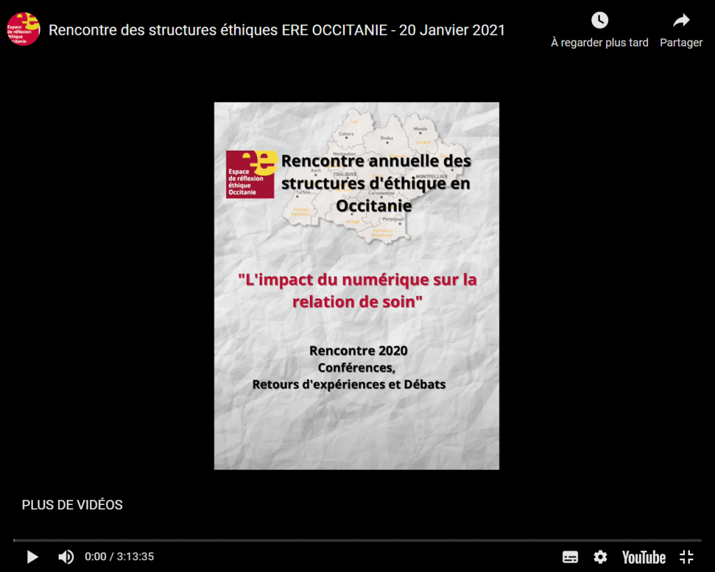 rencontre ethique
