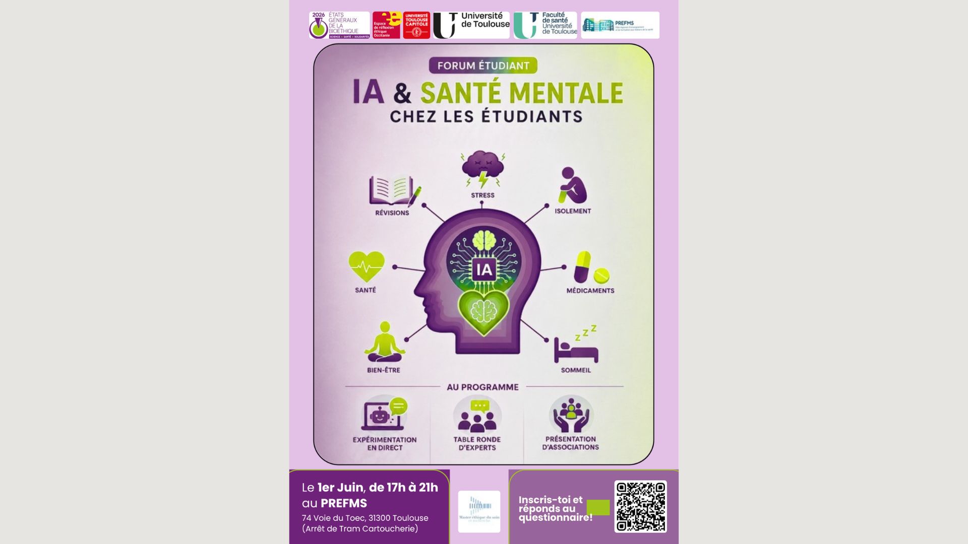 IA et santé mentale chez les étudiants